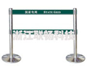 Stainless steel telescopic fence